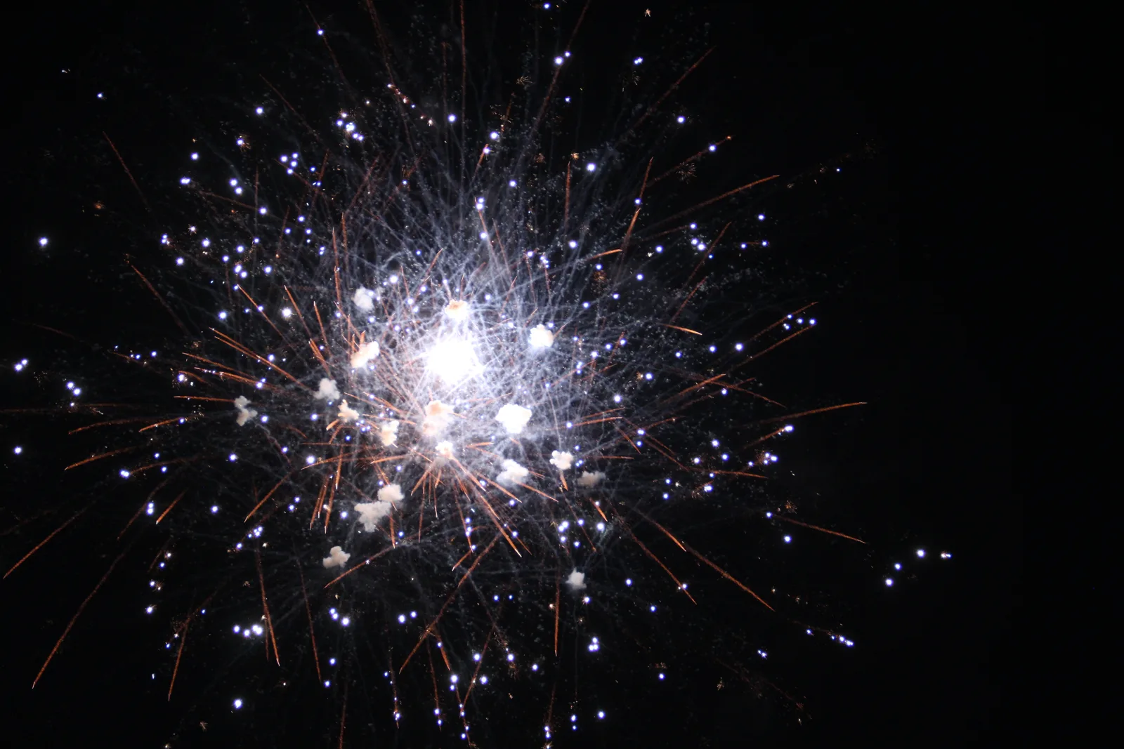 Independence Day fireworks over Newtown Park, the celebration's former home in Johns Creek