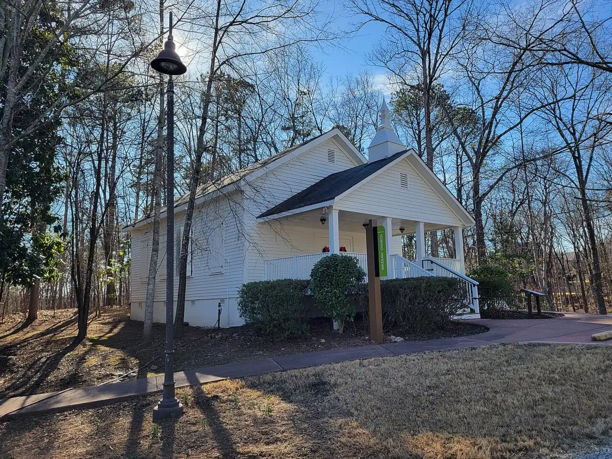 The Warsaw Church at Autrey Mill in Johns Creek, about a mile south of the school